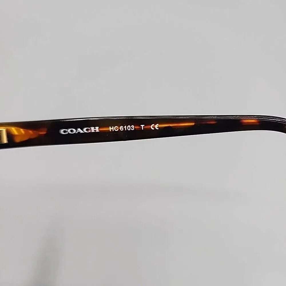 Coach HC‎ 6103 5444 (Aubgn Navy Tort) Plastic Optical Eyeglasses Frame 54-16-140